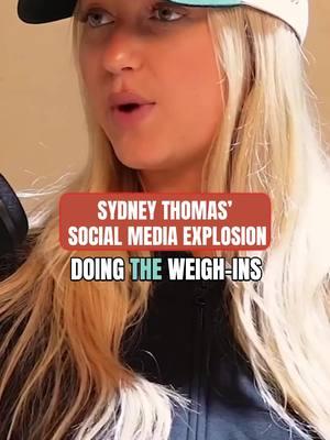 Just smile and wave 😊👋 Watch or listen to our newest episode with Sydney at the link in our bio! #sydneythomas #paulvstysonringgirl #ringgirl