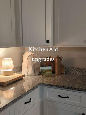 ✨ simple ways to elevate the look of your KitchenAid on your counter. I linked linen cover in my bio & the other 2 items are in my Amazon Storefront under "Household". #kitchenaidmixer #kitchenaidhack #kitchenaid @KitchenAid #kitchenhack #mixercover 