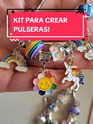 Kit de pulseras!  #jewelry #jewelrymaking #braceletmaking #creativekit #charm #ideagift #tiktokshopdeals #pulseras #kitdepulseras 