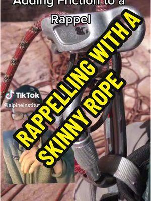 #onthisday #rappelling with a skinny #rope when #rockclimbing #climbing #climbtok #climbersoftiktok 