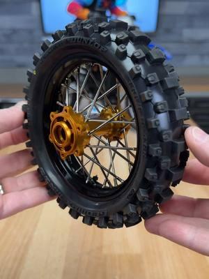 These Proline Racing goodies landed in the workshop for my Epic Bike Build! It’s their Pro-Spec Aluminum V2 wheel in black and gold and a fresh Dunlop Geomax tire to go on it.  . . . #losirc #prolineracing #losipromotomx #rcdirtbike #dirtbike #motocross #mx #dirtbikelife #endurobike #motorcycle #rchobby #radiocontrol #supercross #rcoffroad #rcdriver #dirtbikes #rc