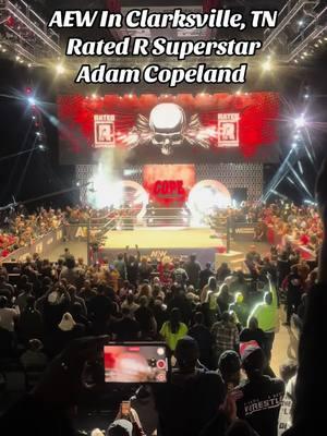 AEW in Clarksville, TN Adam Copeland Entrance #aew #aewdynamite #adamcopeland #edgewwe #WWE #clarksvilletn #tennessee 