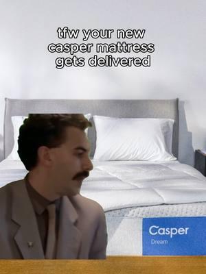 The best day is when your Casper mattress arrives! #casper #caspermattress #fyp #newmattress