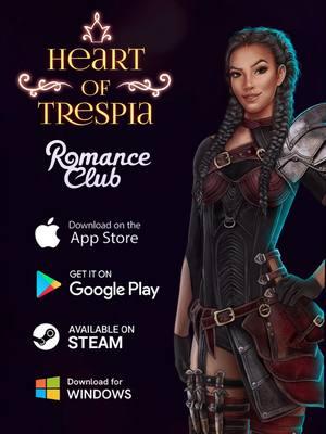 A bandit leader with a penchant for the finer things, Gisella is quick with her daggers and her wit. As you join forces to save Trespia, will she manage to steal your heart as well? Download #RomanceClub now and play Heart of Trespia! #visualnovel #mobilegame #pcgaming #booktokfyp #BookTok #fantasybooktok #fantasyromance #interactivefiction