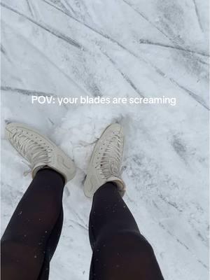 Worth it tho 🥶❄️💕 #figureskating #figureskater #IceSkating #iceskater #iceskatingtiktok #adultfigureskater #adultfigureskating #asmr #iceskate #figureskaterproblems #icerink  outdoor ice skating, snowy skate, ice skater, ice skater problems, figure skating, black tights, Edea skates, blades, skating 