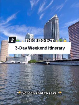 📅✨ Ready for an unforgettable weekend? 👉 Tap the link in bio and start creating your perfect weekend itinerary from our local recommendations! We’ve got your 3-day itinerary packed with must-do activities all over Tampa Bay! Don’t miss out on the fun for this extra long weekend.😎 Tag someone you’d love to bring along for a weekend of fun! 👫 #StuffToDoInTampaBay #UNATION #3dayweekend #WeekendItinerary #TampaBay #Loveyourboobs 