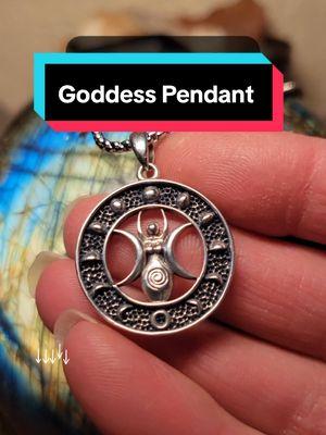 Get your beautiful piece of Goddess jewelry today! This is the perfect necklace for the divine feminine witchy woman! It makes a great gift for the witchy woman in your life.  ✨✨✨✨ #magicaljewelry #hecate #witchtokrising #witchtok #witchjewelry #witchygifts #witchythings #goddessnecklace #witchymom  #magickal 