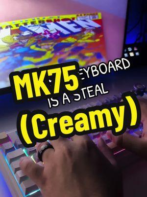 ONLY $50 HURRY #75percentkeyboard #CapCut #mk75 #TikTokShop #techtok #keyboardtok #keyboardtyping #thockykeyboards #asmr  #creamykeyboards #typetest #thockykeyboard #viral #techenthusiast #keyboardnumbpad #typingasmr #hotswap  #viral 