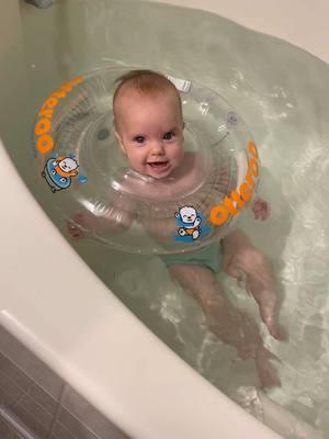 It’s not for everyone but we love it!!!!😄😄😄 (In case you didn’t know- do not leave baby unsupervised when using this)  #waterbaby #otteroo #babyfloat #swimmingbaby #cutebabies 