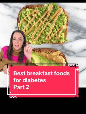 Part 2 of the best foods to eat for breakfast if you or a loved one is living with diabetes. As a reminder, different things work for different people, so if something on this list doesn’t work for you, it doesn’t mean it can’t work for someone else and vice versa. What are your favorite breakfast foods?  #milknhoneynutrition #diabetes #bloodsugar #type1 #t1d #type1diabetes #type2 #t2d #type2diabetes #prediabetes #bloodsugarfriendly