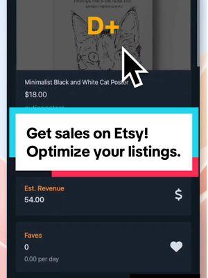 Optimizing your Etsy Shop can be quick and easy with the right tools. Start or revamp your Etsy shop in 2025 with EtsyCheck and turn your side hustle into a thriving business. Whether you’re a handmade crafter, digital item or print on demand seller, optimizing your Etsy listings will drive you more sales! Use the tools in this order to optimize your shop and listings: 1. Shop Analyzer, 2. Listing Analyzer, 3. Tag generator / KeywordTrend. We wish you many Etsy sales! #etsyseller #etsysmallbusiness #sellingonetsytips #sidehustle #printondemand #etsycheck #etsytips #etsyshopowner #etsysellersoftiktok #ecommerce #etsytipsforbeginners #sellingonetsy 