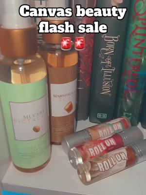 Canvas beauty flash sale 🚨  Canvas beauty is running a flash show right now you can get all the canvas beauty room sprays , the canvas beauty roll-on fragrance oils, as well as the canvas beauty body blows, and the canvas, beauty body drops and lastly canvas beauty signature scent perfume #canvasbeauty #canvasbeautybrand #canvasbeautybodyblow #canvasbeautybodydrops #canvasbeautyroomspray #perfumeoil #perfumetiktok  #gourmandperfumelover #gourmandperfume 