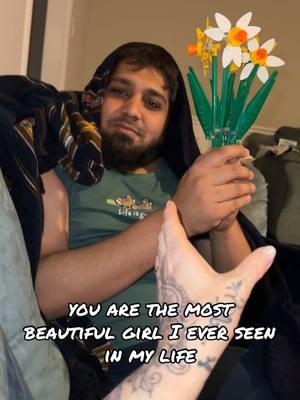 I love him so much! He made these Lego flowers for me…yes we are already married, but he asks me to marry him again all the time ❤️ #pakistani #pashtoon #pashtun #pashtun_tiktok #muslim #islam #interracialcouple #americanpakistani #mylove #husbandwife #lookslikewemadeit #pakistan #chamkani #muslimcouple #hesmybestfriend 