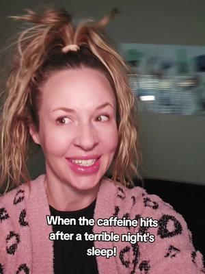 When the caffeine hits after a terrible night's sleep and you know the crash is coming swift and hard but you can't help but go a little nuts. #caffeine #insomnia #evillaugh #goodmorning 