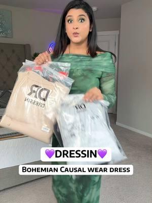 DRESSIN💜Bohemian Causal Wear Dress | Absolutely pretty 💜 item code - DIHL002060 👈 CASHGRAB REWARDS code- UUKB8T56fa #dress #causaloutfit #fashion #OOTD #outfit #Dressin #Dressinhaul #Dressinoutfits #Dressinstyle @DRESSIN SHOP 