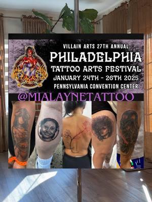 Will I see you there 🫣 #phillytattooconvention #blacktattooartist 