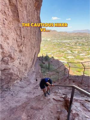 Which hiker are you? 😅🙈 #welcometoarizona #visitphx #arizonalife #arizonaliving #phoenixarizona #desertlife #arizona #arizonastate #camelbackmountain #hikingadventures 