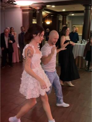 Emily almost missed it! #dance #linedance #wedding @Emily Lynn @Em 🤠 