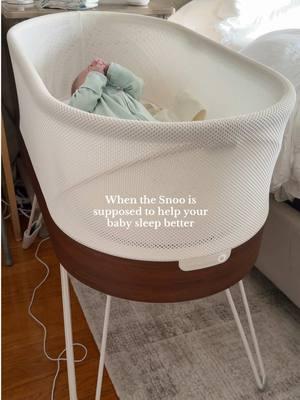 The only one in control is this little guy 🤓 #reduceyourexpectationstozero #reduceyourexpectations #trending #tiktoktrend #newborn #snoo #snoobassinet #newbornbaby #newbornsleep 