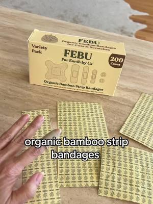 Bamboo bandages for cuts & scratches - so many sizes & affordable - great for the earth✨ #bandaid #bamboo #tiktokshopfinds #spotlightfinds #ttsdelightnow #ecofriendly #ecofriendlyproducts #savetheplanet #earth #bandages #bandaids #giftsguide 