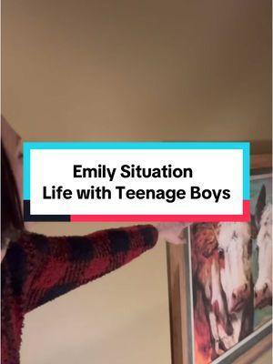 Real life with teenage boys… you tell me what you would do in this situation?  #boymomlife #boymoms #teenageboys #emilysituations #minnesotan 