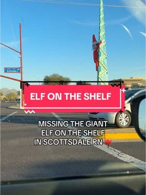 Gone but not forgotten 💔 Until next year, Elfy #scottsdale #scottsdalearizona #northscottsdale #elfontheshelf 