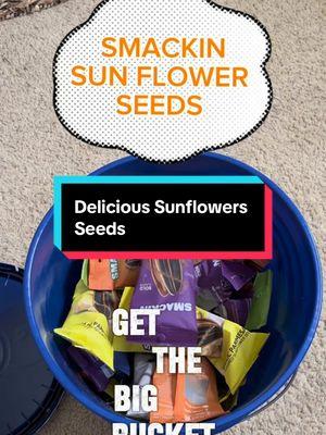 Smackin Delicious Sunflower Seeds🔥❤️ #foodtiktok #smackin #sunflowerseeds #delicious #seeds #boldflavors @SMACKIN' Sunflower Seedz 