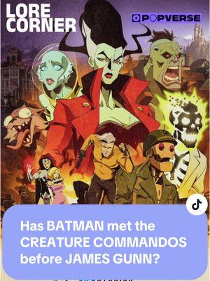 @DC fans' heads exploded when Batman appeared in episode 6 of CREATURE COMMANDOS! But did you know this isn't the first time the monstrous heroes and The Dark Knight have crossed over on television? Popverse's own super team, @Ashley Victoria Robinson and @Grant DeArmitt , let you know the who/what/when/where/why of this unexpected team up!! 👀 Watch the full video for answers! You can check out more Creature Commandos content here ► https://www.thepopverse.com/ #creaturecommandos #batman #dc #dcfilms #jamesgunn #popverse #popversesays #thepopverse  @James Gunn 