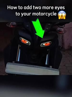 How to add two more eyes to your motorcycle #motorcycle #motovlog #moto #yamahamt07 #fyp  