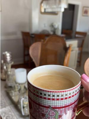 forever romanticizing my coffee moments ☕️ & yes my nespresso needs cleaned I got flour all over it🤭  #nespresso #coffee #romanticizing #romanticizeyourlife #morningroutine #morningvlog 