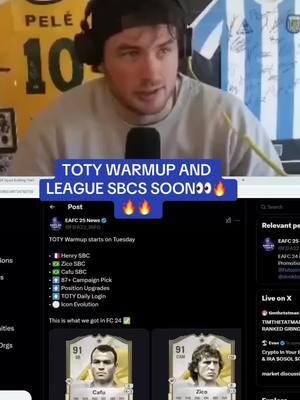 ICON SBCS, FLASHBACKS Coming TO TOTY WARMUP👀🔥🔥🔥 #nrtfm #runthefutmarket  #fifa #runthefutmarket #FUT #FIFA24 #wow  #EAFC25 #eafc25 #youtubefifa #streamer #fifapro #fifa24ultimateteam #fypシ #Messi  #fifapacks #uktime #ukgaming #ukfifa  #fifaclips #fifaclips #fyp #viral  #EAFC25#eafc24tips #nrtfmclips #nrtfmreacts #eafcfut #totywarmup #totyicon #eafctoty 