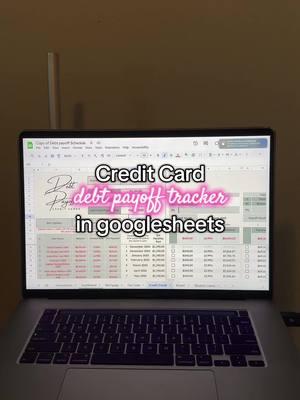 Replying to @Kimmy Hi you can add up to 15 credit cards on my tracker ☺️  #googlesheets #googletricks #googlesheetshack #digitalplanner #googlesheets_excel #digitalproducts #monthlybudget #debtfree #debtfreejourney #debttracker 