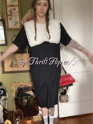 Thrift flip with meeee! 80s👉60s! #thrifted #thriftedfashion #thriftflip #thriftflipclothes #thriftedfinds #vintageclothing #vintageclothes #vintagecollector #1960sfashion #coquette  #twee #mod #vintagevibes #coquetteaesthetic 