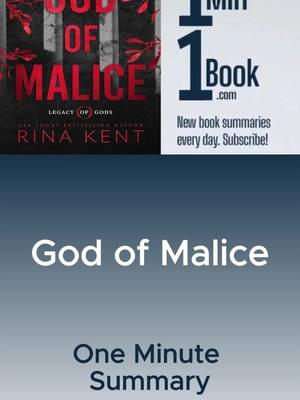 God of Malice by Rina Kent - 1 Minute Summary #1Min1Book #BookSummary #GodOfMalice #RinaKent #DarkRomance #RomanticSuspense #PsychologicalThriller #BookLoversUnite #MustRead #FictionLovers #BookishLife #ReadingAddict #BookAddict #Books #Bookstagram #BookLover #Book #Reading #Bookworm #BookTok #Midjourney #Bookstagrammer #Bookish #Bibliophile #BookReview