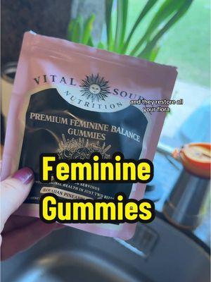 These things are just 👌🏽  #feminine #femininebalance #femininebalancegummies #flora #phbalance #immunesystem #immuneboost #TikTokShop #tiktokmademebuyit 