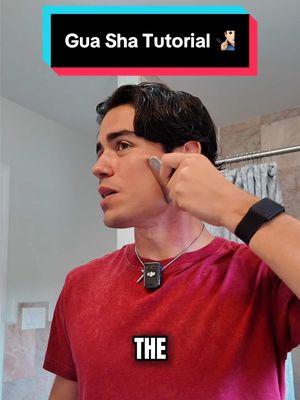 Gua Sha tutorial 🧏🏻‍♂️ #marcosphilip #mensselfcare #guasha #guashatutorial #guashatool 