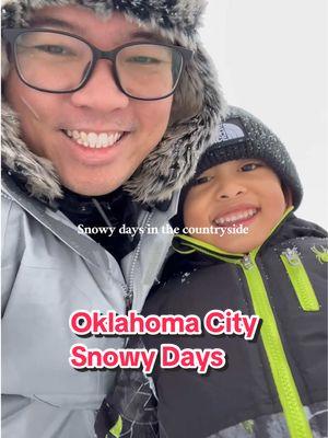 OKC RN 🥶 #oklahoma #oklahomacity #ok #okc #oklahomasnow #snow #snowydays #snowman #winter 