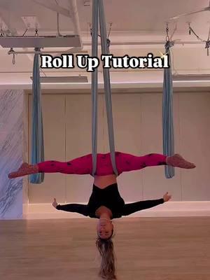 Roll up Tutorial 🫶 #fyp #aerialarts #aerialsilks #aerialhammock #tutorial #badbunny 