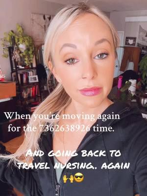 We never stay in one place too long that’s the key to growth ❤️🙌🤷‍♀️😘 #fyp #movingon #betterthings #cheers #travelRN #nursetok 