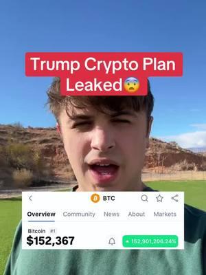 #Trump Crypto Plan Leaked🫢 #Crypto #Cryptocurrency #Cryptok #CryptoTrading #Bitcoin #Ethereum #BTC #ETH #XRP #Ripple #TradeshipUniversity #Solana #Trading #RLUSD #ElonMusk #Doge #Memecoin