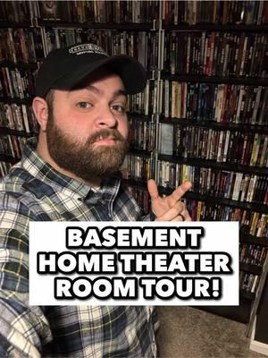 Come take a quick tour of my basement home theater with me! If you have any questions on equipment or want recommendations, feel free to comment or DM me and I’ll do my best to help! I also have a 5% off code for Modern Shelving if you want to give them a try.  Shoutout to @LG Electronics USA, Denon, @ModernShelving, and @SVS for their awesome products.  #movies #hometheater #RoomTour #movieroom #mancave #housetour #physicalmedia