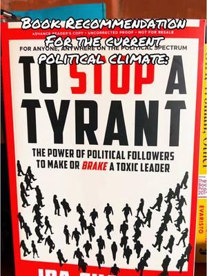 📚 When the world feels heavy, it can be hard to stay hopeful—but staying aware and engaged matters.  I’ve been reading To Stop A Tyrant by Ira Chaleff, and it’s given me so much to reflect on.  Chaleff breaks down how political leaders drift toward tyranny—and how we, as everyday people, have more power than we think to stop that slide. It’s not just about voting every four years—it’s about speaking up, holding leaders accountable before harm escalates, and staying vigilant in the face of threats to our freedoms.  South Korea recently showed how public resistance can interrupt a dangerous power grab. 🙌🏾 Meanwhile, Trump’s rhetoric and actions, from January 6th to his ongoing pattern of encouraging violence, echo the early stages of historical authoritarian regimes. 🪴 Reflection points for us all: Who do we listen to and trust most when it comes to political leadership? How can we challenge misinformation and hold those in power accountable? What role can you play—whether close to power or far from it—to help protect democracy? Books like Chaleff’s remind us that hope isn’t passive. It’s a practice. Let’s keep learning, speaking out, and showing up—together. Save & share this book rec with a friend who would love it. This is a great buddy read for the times🙏🏽✨ • • •  #LiterapyNYC #BibliotherapyinTheBronx #ToStopATyrant #DemocracyMatters #StayEngaged #Bibliotherapy #politicalbooks 