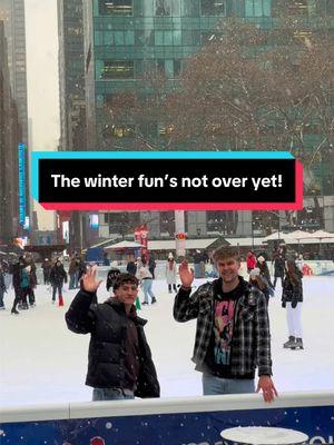 The winter fun’s not over yet ❄️☃️🎊!  The Holiday Shops may be gone, but Bank of America Winter Village is still in full swing 🙌! NYC’s winter wonderland will be open daily through March 2 ✨. From dynamic skate nights and iceless curling ⛸️🥌 , to salsa dancing in The Lodge 🍺💃, there’s something here for everyone to enjoy. We want to give a special thank you to all the amazing Holiday Shops by @urbanspacemarkets for helping us spread festive cheer this season ✨🙏. Even though many of our vendors are leaving…some are here to stay! The Rink deck shops as well as a few food kiosks on the Fountain Terrace will remain in the park for the entirety of #WinterVillage 🍓☕️! Click our #linkinbio for more information and a full list of things to do this season. What activity are you most excited for 💚? #winter #wintervibes #bryantparkwintervillage #bryantpark #thingstodoinnyc #january #januaryactivities #januaryvibes #IceSkating #iceskatingtiktok #iceskatingnyc #newyorkers  