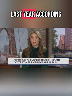 The city overestimated spending on #migrants in 2024. #migrantcrisis #nyc #ericadams #mayor #newyork #republican #democrat #asylum #news #viral 