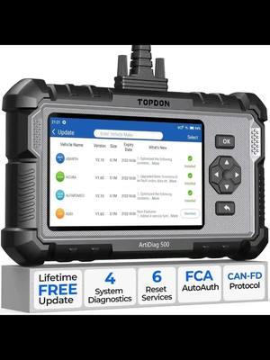 Lowest price of the year on this TOPDON AD500 OBD2 Vehicle Diagnostic Scanner! Free Lifetime Updates!! . .  TOPDON AD500 Car  Diagnostic #topdon #topdonscanner #obd #obd2 #obd2scanner #vehiclemaintenance #diyer #scanner #diagnostic #topdonad500 #CapCut #carcheck #carrepair #carrepairing #carrepairs #cardiagnostic #autorepair #mechanic #tiktokpromotion #treasurefinds #fallfinds #ad #falldealsforyou #ttslevelup #TikTokShopHolidayHaul #starcreatorcompetition #TikTokShopBlackFriday #giftideasforhim  #giftideasforher  #TikTokShopCyberMonday #holidaygifts #holidaygiftideas #christmasgift #christmasgiftideas