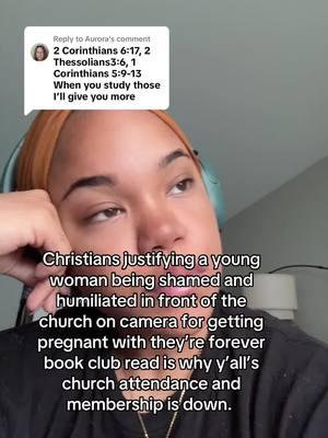 Replying to @Aurora  yall are sick if think that young woman deserved to be humiliated and shamed on camera. #religioustrauma #exvangelical #deconstruction #religiousdeconstruction 