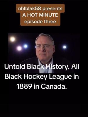 We must tell our kids the truth about Black History. Black men in Canada had the very first hockey league in 1895. Yes there was a all black hockey league before the white hockey in America. Hollywood movies and History books refuse to teach or show the true Black History.  The sad part there are alot of white that known more about Black History then black people. #homeschoolstudents #homeschoolteacher #homeschoolparents #homeschooler #homeschoolers #homeschoolingmoms #homeschooling #homeschooling #contentcreator #blackhistorymonth #blackhistory #blackhistoryfacts #blackhistorytiktok #blackhistory365 #sports #sportstiktok #SportsNews #sportstalk #hockey #hockeyboys #icehockey #icehockeytiktoks #hockeyplayer #blackinformationnetwork #blackinformation #blacknews #worldnews #tiktok #tiktoknrws #tiktoker #Canada #athlete #tylerperry #oprahwinfrey #tylerperrystudios @Tyler Perry Studios @ShaqDieselONeal @Will Smith @OprahWinfreyNetwork @Snoop Dogg @50 Cent #NHL #NHLAllStar #nhlhockey #nhltiktoks @NHL 