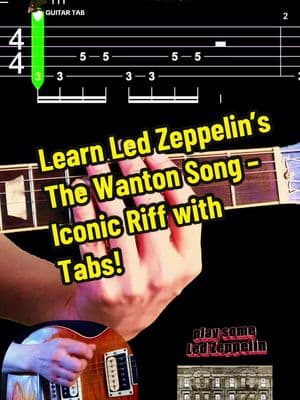 Unleash the raw power of Led Zeppelin with The Wanton Song! This riff is a perfect mix of heavy grooves and rhythmic precision, showcasing Jimmy Page’s signature style. With its punchy power chords and dynamic feel, this riff is a must-learn for rock guitarists. Follow along with tabs to master every note and lock into the groove of this Zeppelin classic. Let’s jam!🎸🤘 #ledzeppelin #thewantonsong #jimmypage #guitartabs 