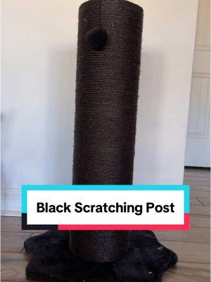 This one is very stout #black #scratchingpost #mainecoon #bigcat #productsthatwork #cats #tiktokshopping 