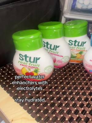 so many flavors too!! i always add it to my water to get my daily water intake in ! its perfect #stur #sturwaterenhancer #sturdrinks #fyp #viral #water #hydrated #creatorsearchinsights @SturDrinks 